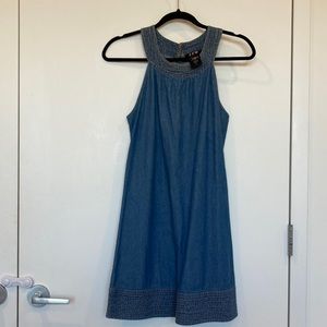 Jean mini dress